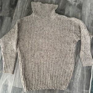 Slouchy Oversized Chunky Sweater in Oatmeal